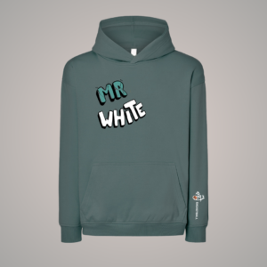 Sudadera oversize con capucha Mr.White, para amantes del baloncesto