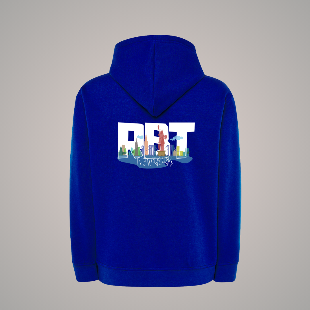 Sudadera Skyline New York algodón rbt baloncesto capucha