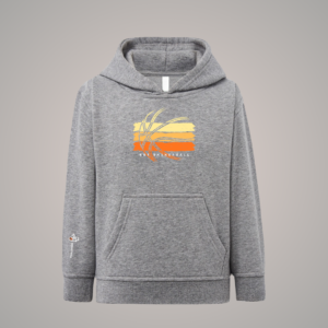 Sudadera infantil rbt baloncesto tricolor gris