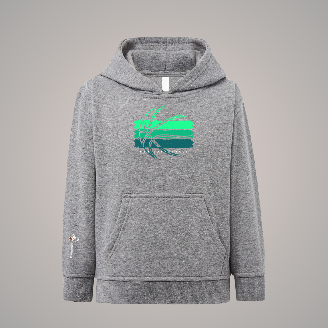 Sudadera baloncesto capucha rbt baloncesto tricolor algodón