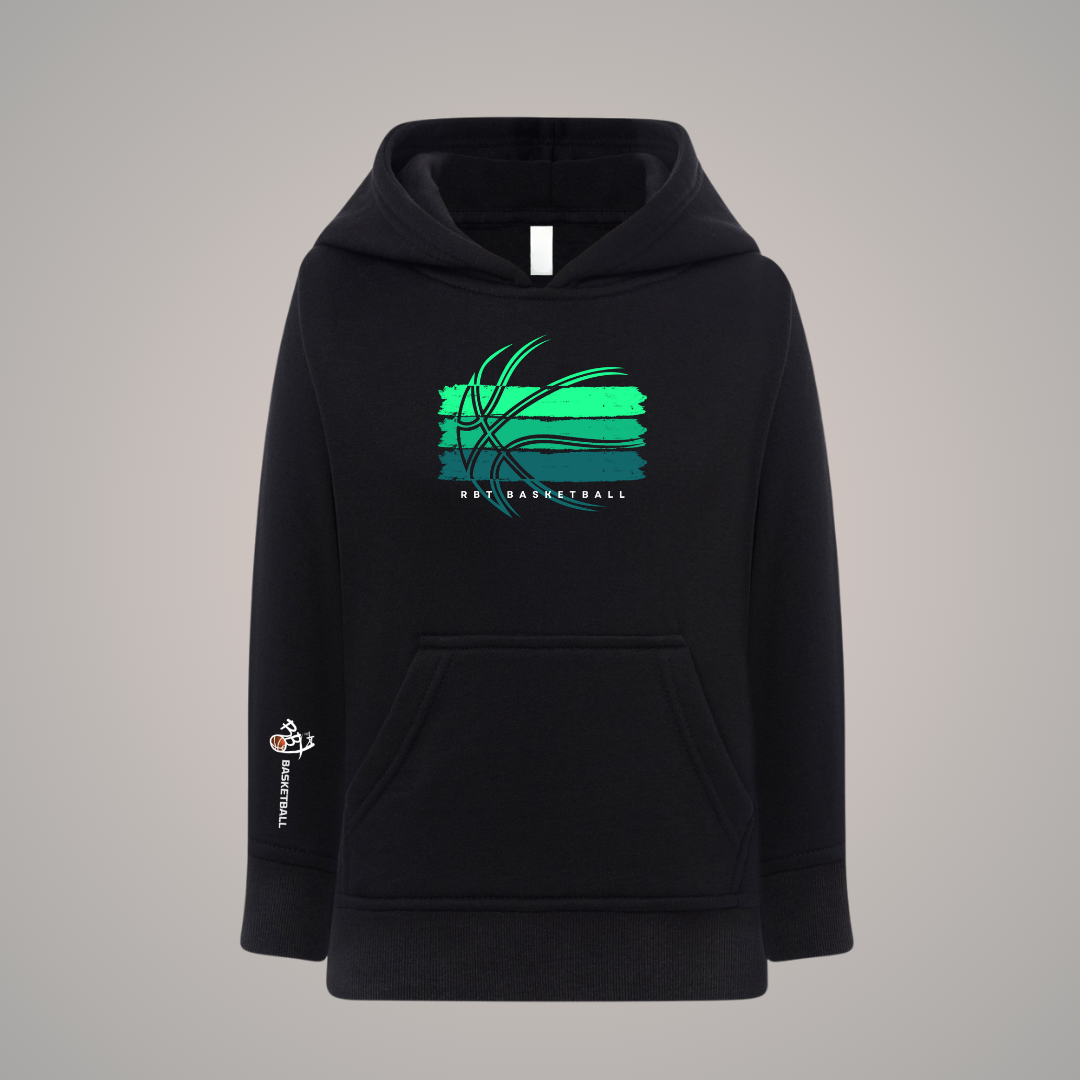 Sudadera baloncesto rbt algodón tricolor capucha